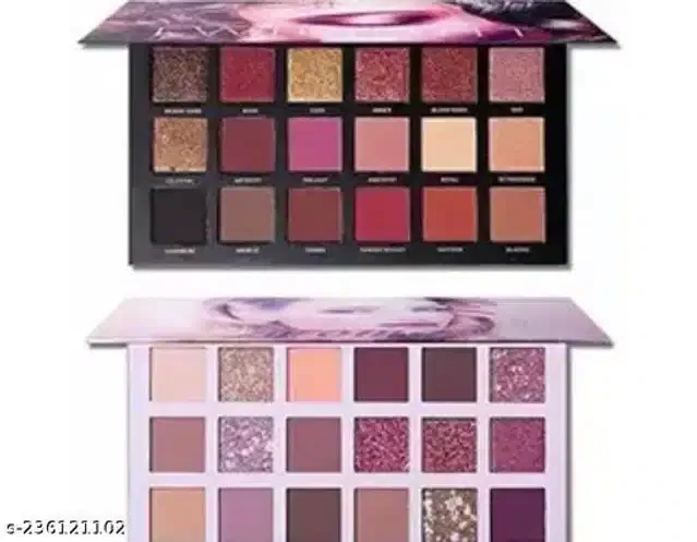 Premium Eye Shadow Palette (Multicolor, Pack of 2)