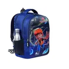 KG Medium 25L Kids Cartoon Backpack, Stylish Bag for School, Picnic & Tuition (N-Blue)