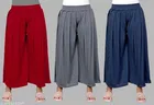 Palazzos for Women, Pack of 3 