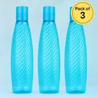 Parikshit Plastic Water Bottles, 1000 ml, Set of 6, Multicolor