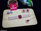 Rose Gold Partywear Choker Set for Women 