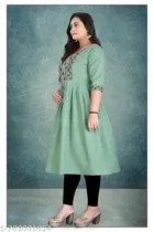 Floral Cotton Kurti for Women 