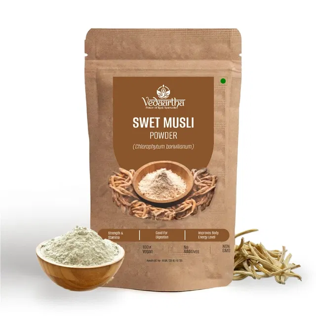 Vedaartha Pure Safed Musli Powder (50g)