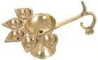 Brass Deepak Set For Puja and Festive 