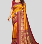 Art Silk Printed Saree for Women 