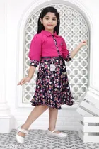 Cotton Blend Frock for Girls 