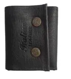 Genuine Leather Wallet for Unisex (Black)