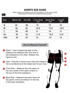Polycotton Athletic Shorts with White Stripes for Men ,Black 