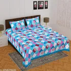 Cotton Double Bedsheet with 2 Pillow Cover 