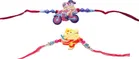 Kids Motu Patlu and Ganesh Ji Rakhi, Pack of 2 
