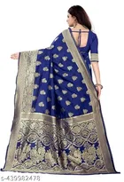 Silk Zari Woven Saree for Women 