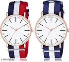 Analog Watch for Men (Multicolor, Pack of 2)