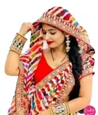 Georgette Abstract Saree for Women 