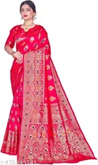 Banarasi Silk Zari Woven Saree for Women 