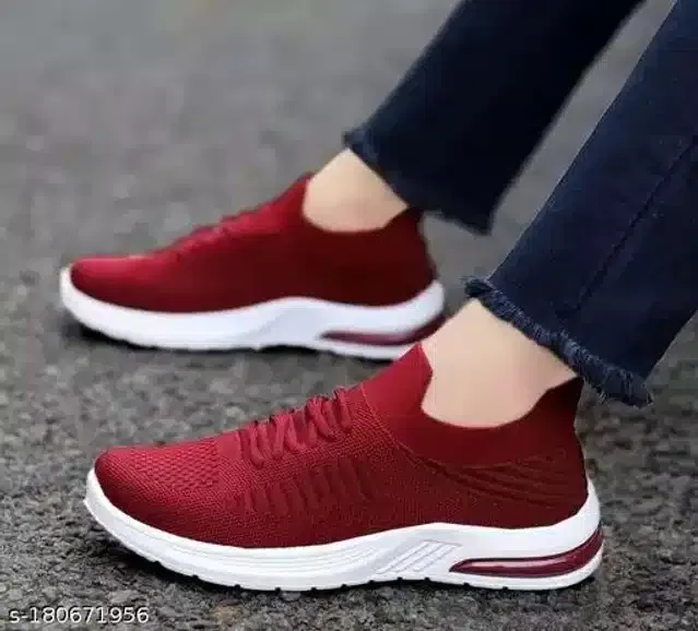 Casual Shoes for Women (Red, 8)
