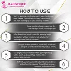 Majestique Charming Eye Kit, Premium Synthetic Eye Applicator and Eye Shadow Kit 