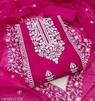 Chanderi Cotton Punjabi/All Over Suits for Women 