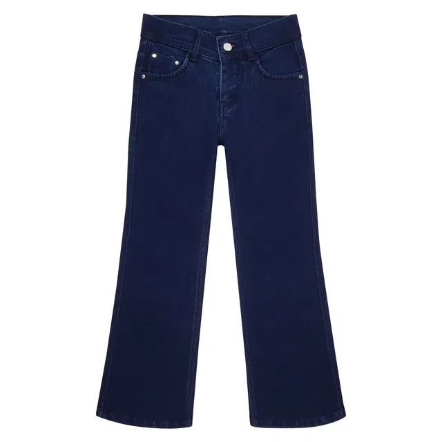Straight fit Jeans for Girls (Blue, 38)