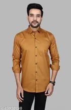 Cotton Blend Full Sleeves Shirt for Men 