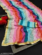 Georgette Embellished Saree for Women 