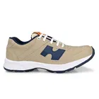 Men's Cream Running Sports Shoe 