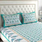 Cotton Double Bedsheet with 2 Pillow Cover 