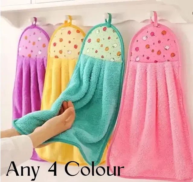 Cotton Bolls Kitchen Towel Assorted Color 28x38 cm Pack of 4