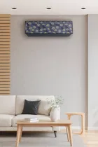 Polyester 1.5 Ton AC Cover, Multicolor