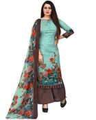 Cotton Floral Print Unstitched Suits Fabric for Women 