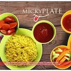 Unbreakable Plastic Food Serving Plate, Pack of 2, Assorted