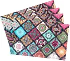 PVC Fridge Mat, Multicolor, Pack of 4