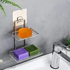 Double Layer Wall Mounted Soap Holder 