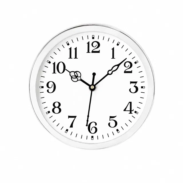 Premium Quality Analog Wall Clock (White)