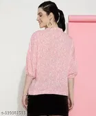 Poly Rayon Printed Kurti for Women 