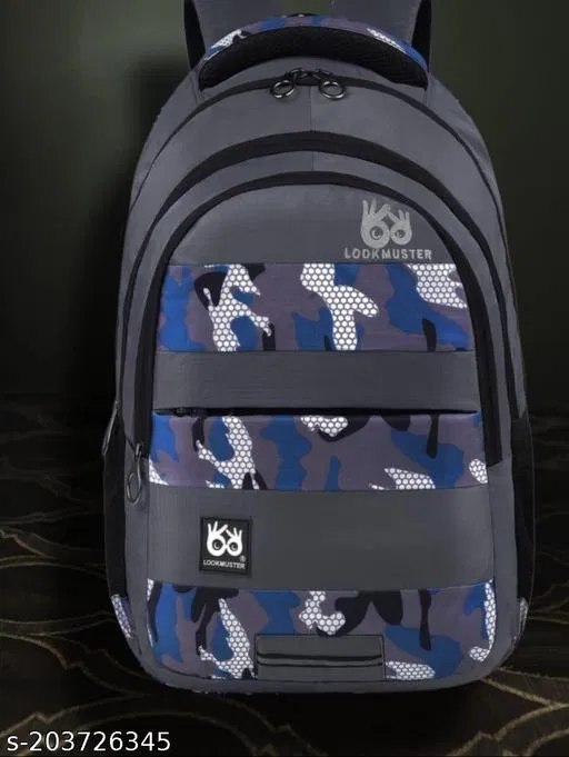 Nylon Backpack for Men & Women, Grey