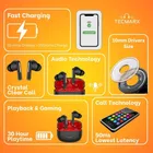TecMarx Vibe Wireless Earbuds - 30H Playtime