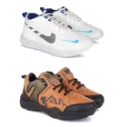 Sports Shoes for Men, Multicolor, Pack of 2 