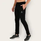 Lycra Nylon Logo Printed Track Pant for Men 