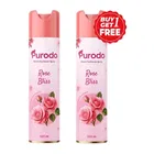 Purodo Air Freshener Spray Rose Bliss 2X220 ml (Buy 1 Get 1 Free)