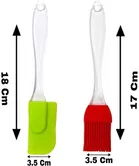 REALISTIC AIRCOOL  Kitchen Silicone Spatula and Brush, Set of 2, Assorted