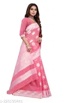 Cotton Zari Woven Saree for Women 