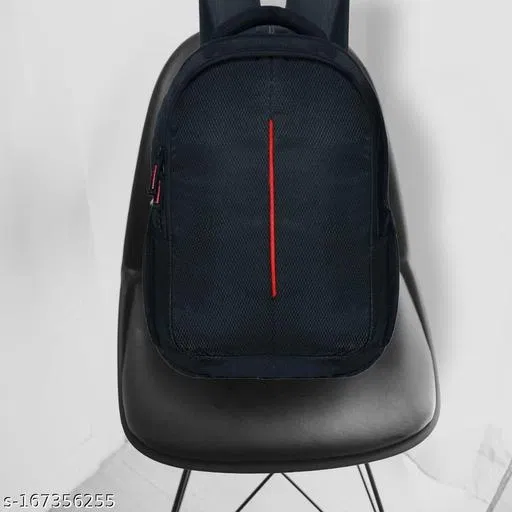 Nylon Backpack for Men & Women, Black