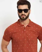 Printed Polo T-Shirt for Men 
