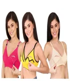Cotton Blend Solid Bras for Women 