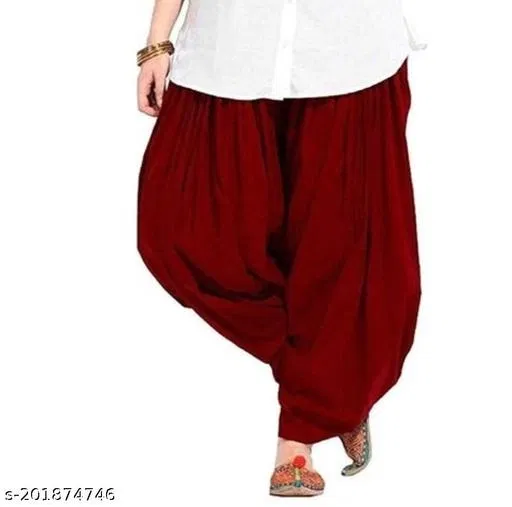 Salwar for Women (Maroon, 52)