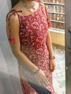 Side Cut Georgette Kurti for Women 