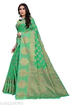 Chanderi Cotton Zari Woven Saree for Women 