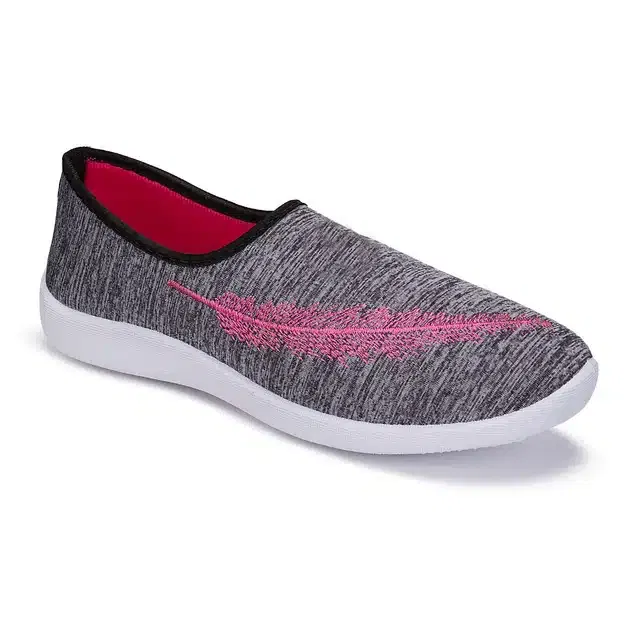 Bersache Women's Casual Shoes (Grey, 8) (VKI-41)