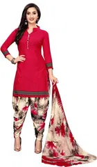 Yashika Unstitched Crepe Salwar Suit Material 