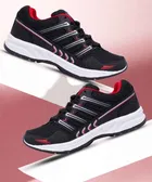 ASIAN Latest Stylish Casual sport shoes for men/boys Lace up Lightweight black shoes for running, walking, gym, trekking, hiking & party Running 